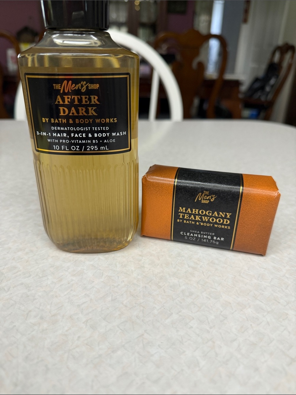 Men’s bath and bodywork’s hair face & body & bar soap